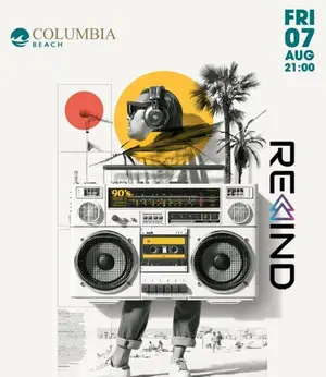Rewind 90s & 2000s Party at Columbia Beach, Limassol